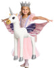 GP78760 – Einhorn Feier Karneval zauberhafte Abenteuer – Größe: 128/134 – Farbe: Weiß / Pink