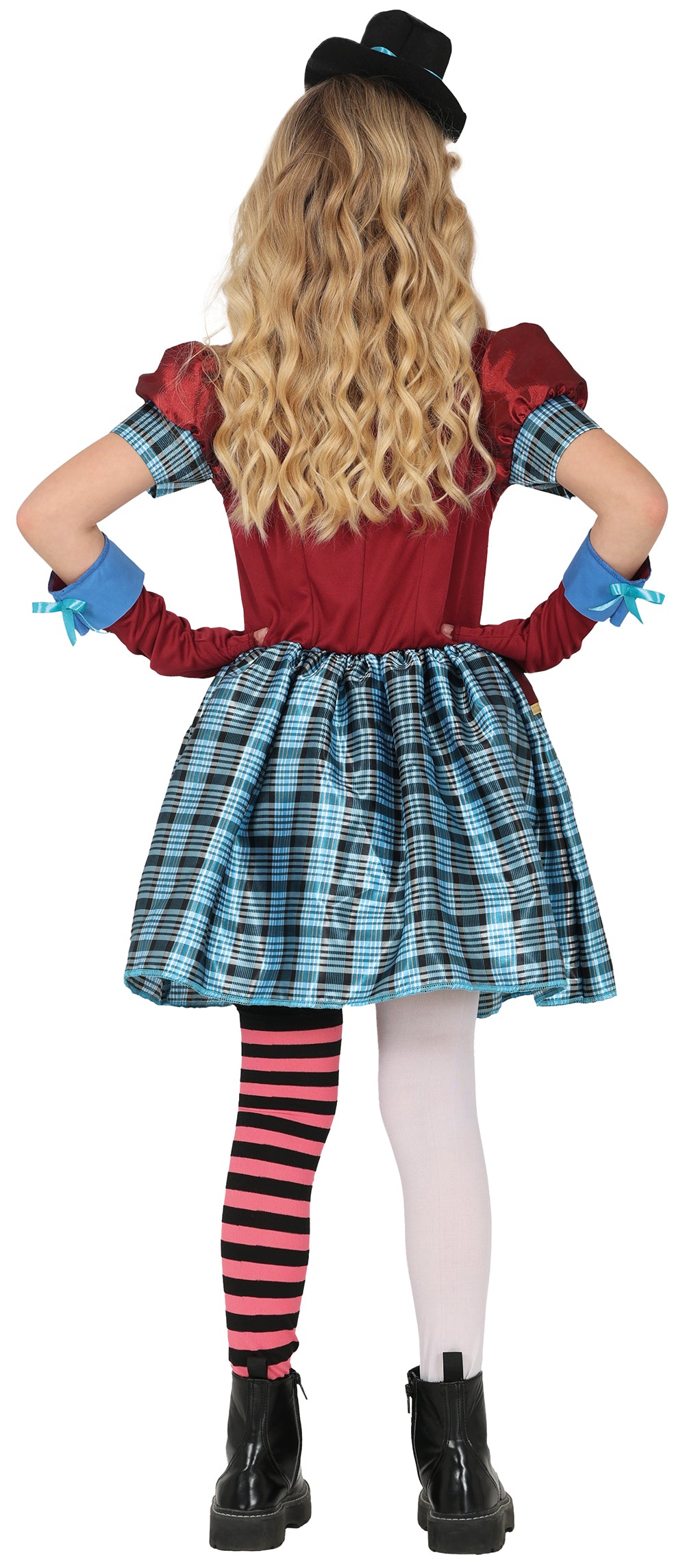 GP78763 – Karnevalskostüm Hutmacher World Book – Größe: 110/116, 128/134, 140/146 – Farbe: Blau / Braun