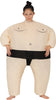 GP78769 – Sumo Krieger Karneval Asien – Größe: 140/146 – Farbe: Beige / Schwarz