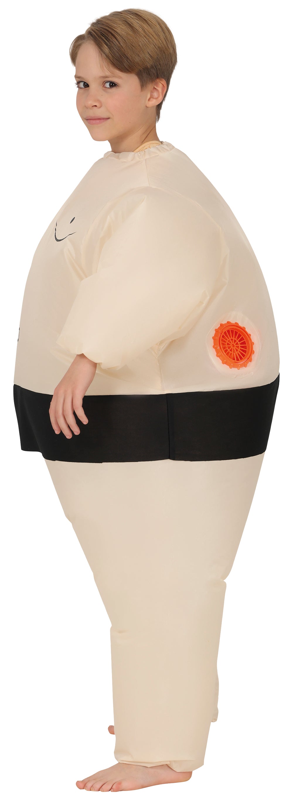 GP78769 – Sumo Krieger Karneval Asien – Größe: 140/146 – Farbe: Beige / Schwarz