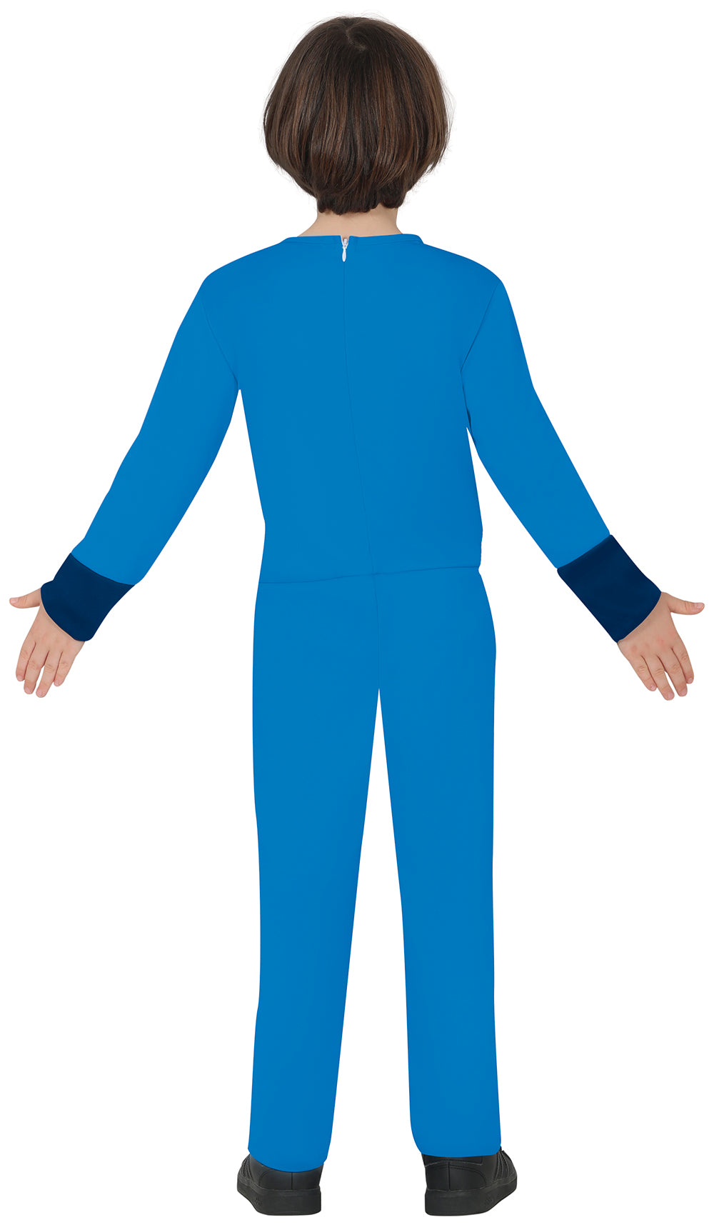 GP78771 – Superheld Kinder Fantasy Kostüm – Größe: 140/146, 110/116, 128/134 – Farbe: Blau / Weiß