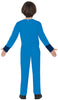 GP78771 – Superheld Kinder Fantasy Kostüm – Größe: 140/146, 110/116, 128/134 – Farbe: Blau / Weiß