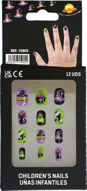 Halloween Fingernägel für Kinder selbstklebend, Bild 24