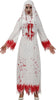 GP79005 – Halloween Nonne Kostüm Gruselig Horror – Größe: 38 - 40 (M) – Farbe: Weiß