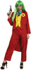 GP79010 – Clown Bösewicht Rot Anzug Fantasie – Größe: 36 - 38 (S) – Farbe: Rot