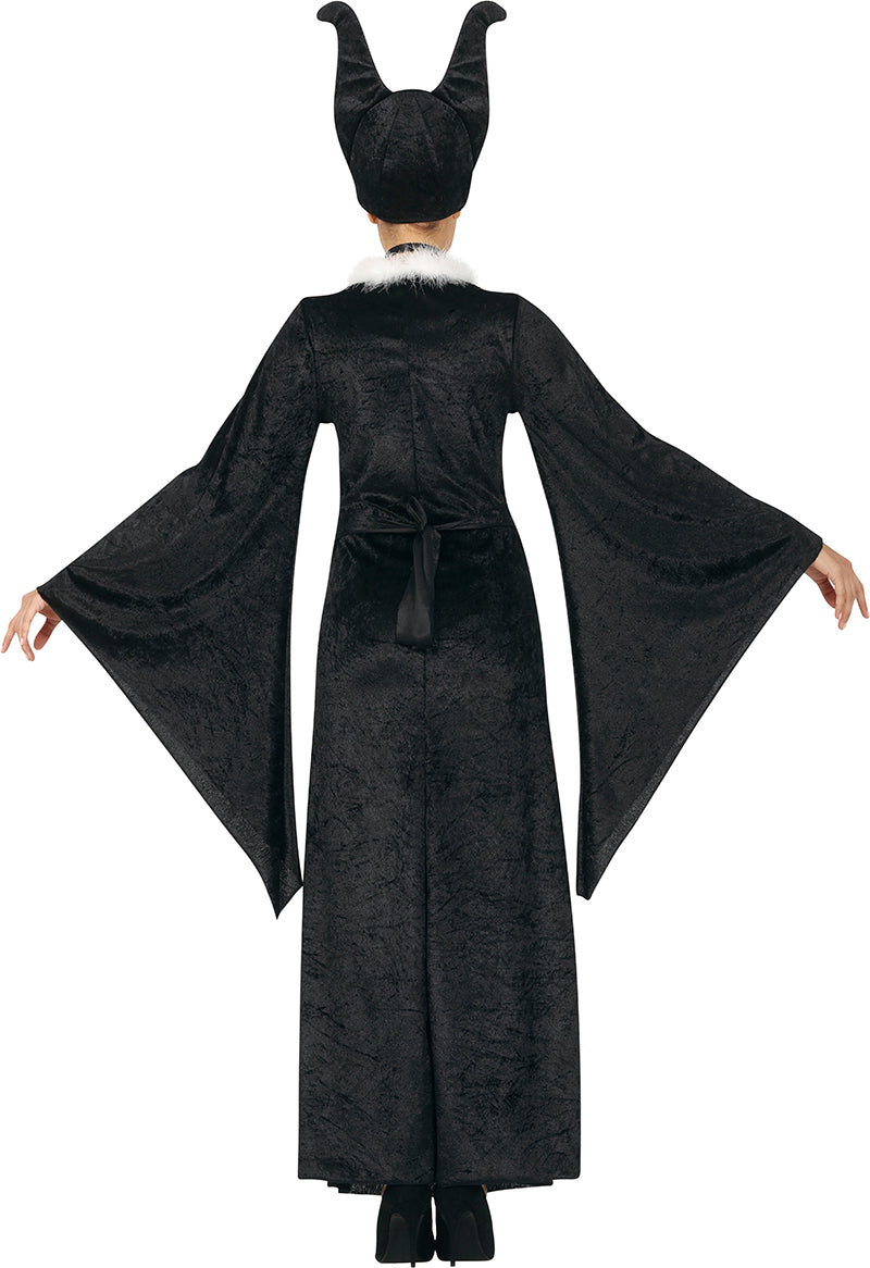 GP79016 – Dunkle Zauberin Fantasy Outfit – Größe: 42 - 44 (L) – Farbe: Schwarz