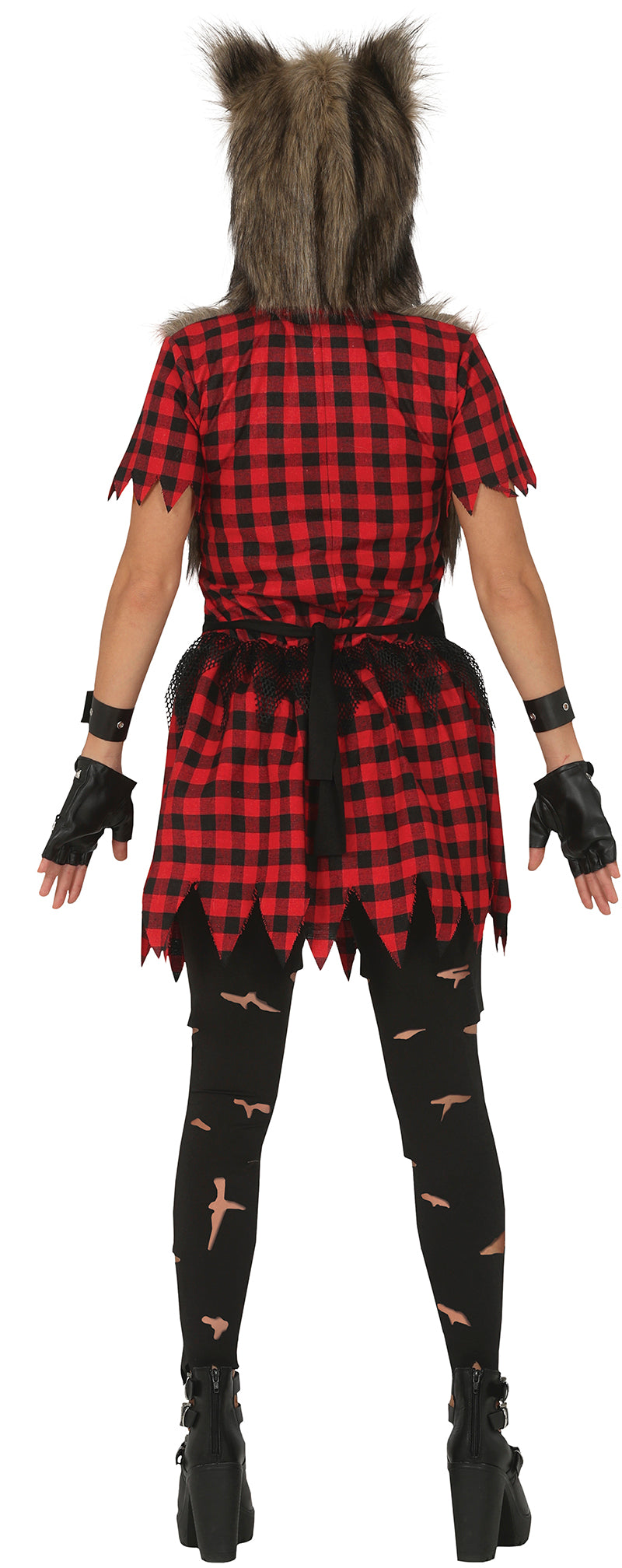 GP79025 – Werwolf Abenteuerfigur Halloween Kostüm – Größe: 38 - 40 (M) – Farbe: Rot, Ansicht 2