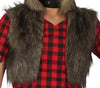 GP79025 – Werwolf Abenteuerfigur Halloween Kostüm – Größe: 38 - 40 (M) – Farbe: Rot