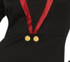GP79044 – Magische Studenten Hexen Magier Zauberin – Größe: 38 - 40 (M) – Farbe: Schwarz