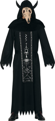 Satanist Kostüm für Herren mit Maske, Bild 1