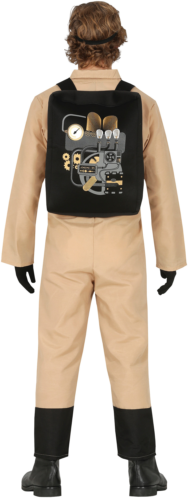 GP79067 – Spukjäger Halloween Kostüm Abenteueroutfit – Größe: 48 - 50 (M) – Farbe: Beige, Ansicht 2