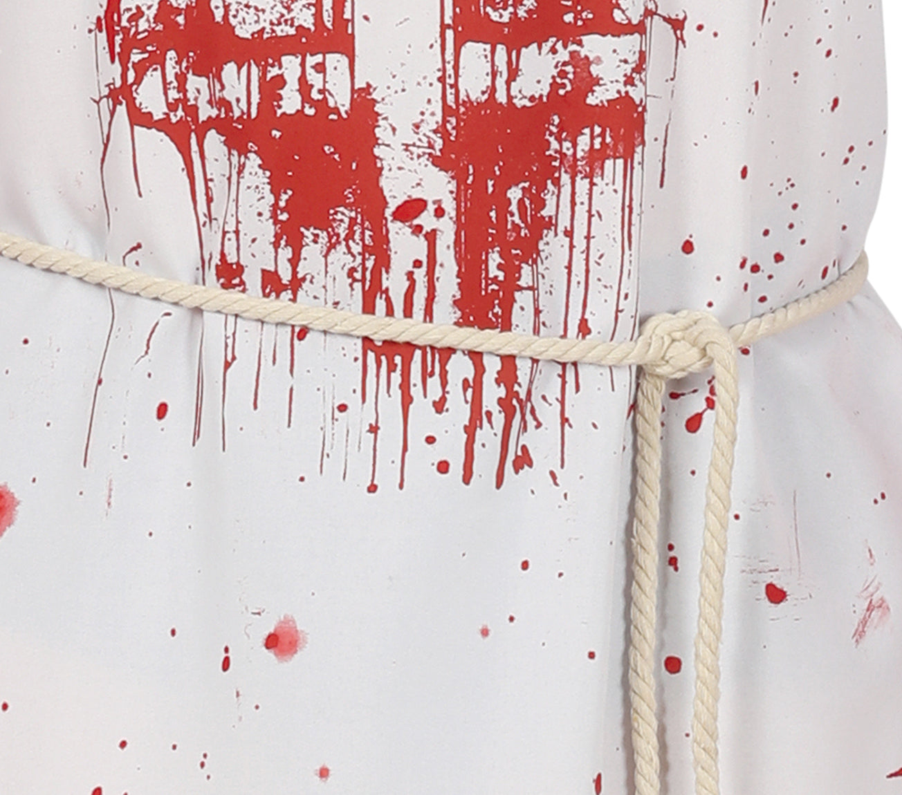 GP79075 – Halloween Mystischer Mönch Blutflecken – Größe: 52 - 54 (L) – Farbe: Weiß