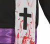 GP79084 – Halloween Priester Untoter Geist Ritualgarderobe – Größe: 52 - 54 (L) – Farbe: Schwarz