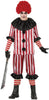 GP79090 – Clown Halloween Gruselkostüm Maske – Größe: 46 - 48 (S) – Farbe: Schwarz