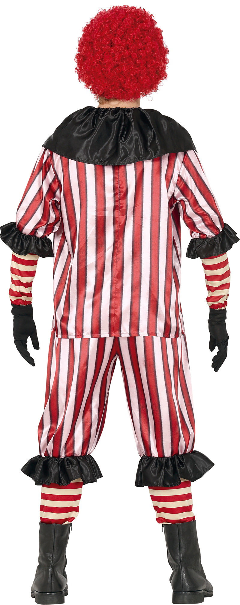 GP79090 – Clown Halloween Gruselkostüm Maske – Größe: 52 - 54 (L) – Farbe: Schwarz