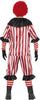 GP79090 – Clown Halloween Gruselkostüm Maske – Größe: 54 - 56 (XL) – Farbe: Schwarz