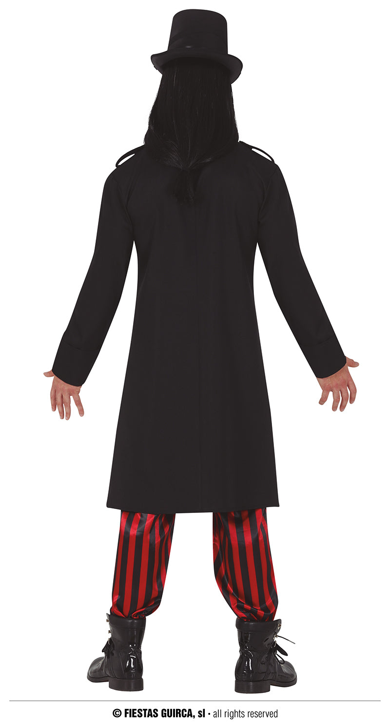 GP79094 – Dunkler Graf Steampunk Gothic – Größe: 52 - 54 (L) – Farbe: Schwarz