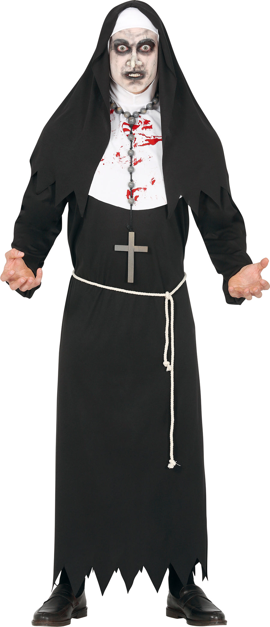 Zombie Nonnen Kostüm für Erwachsene Halloween