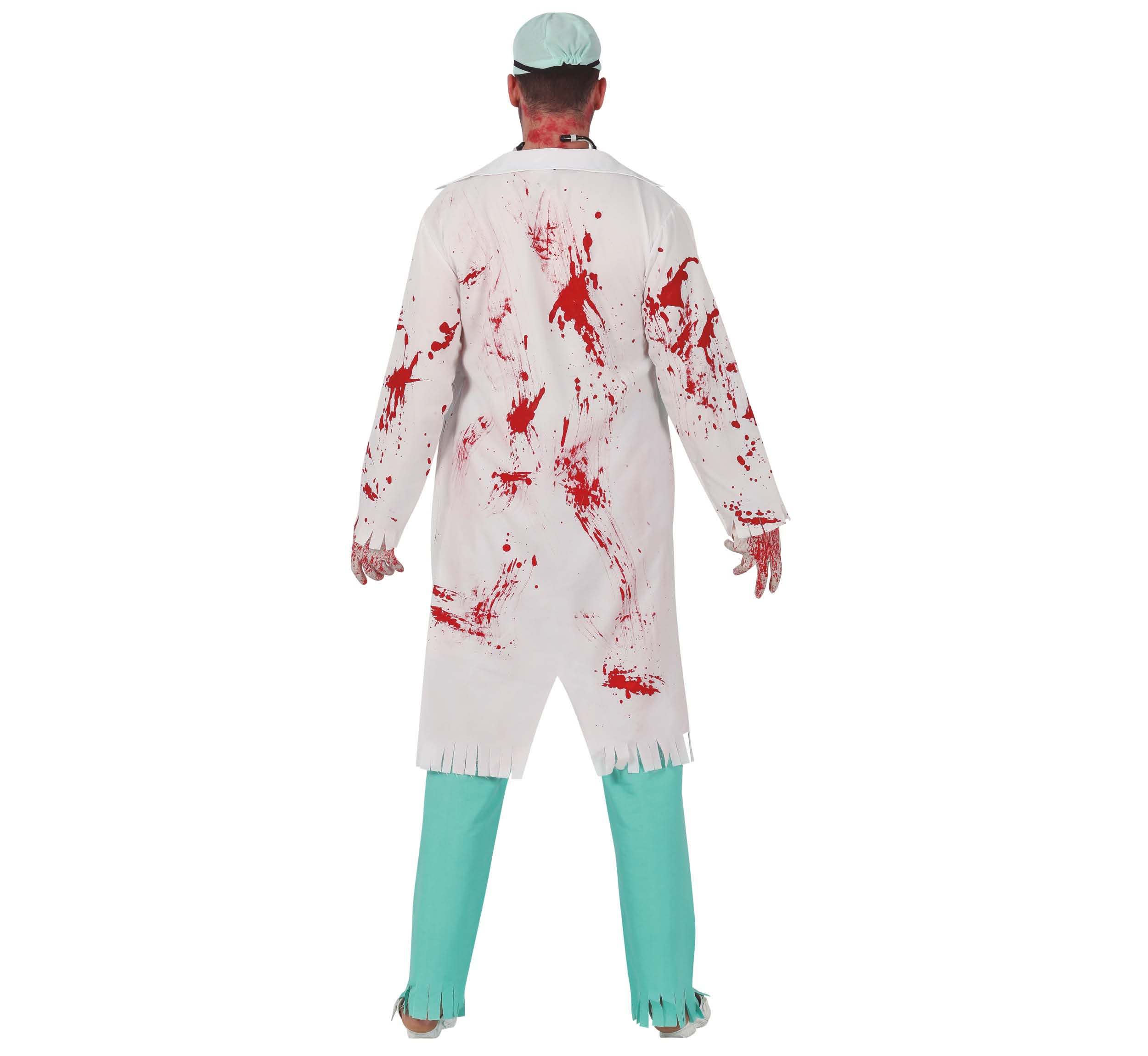 GP79116 – Zombie Arzt Halloween Kostüm – Größe: 48 - 50 (M) – Farbe: Blau