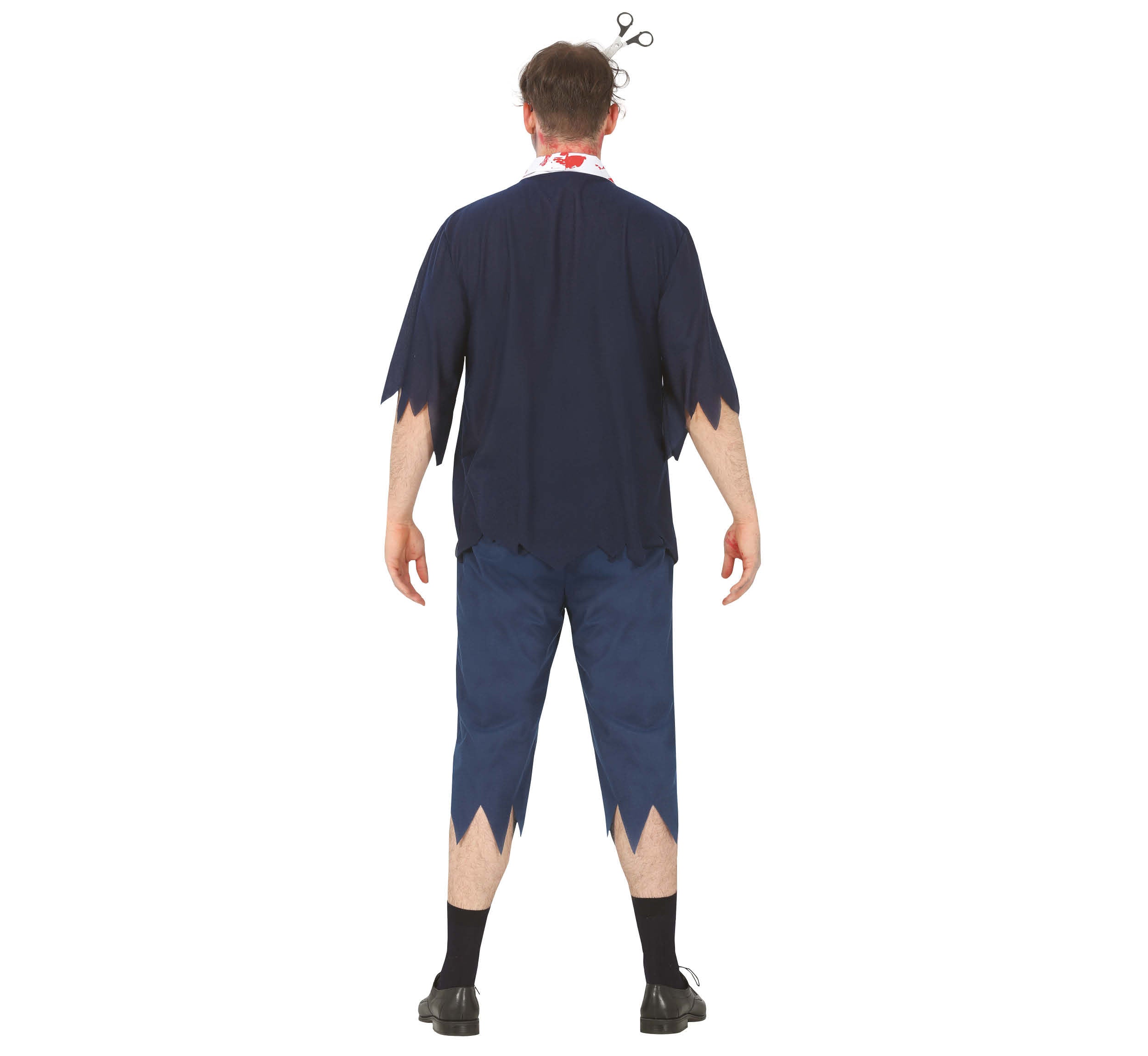 GP79118 – Zombie Untoter Schuler Halloween – Größe: 48 - 50 (M) – Farbe: Blau