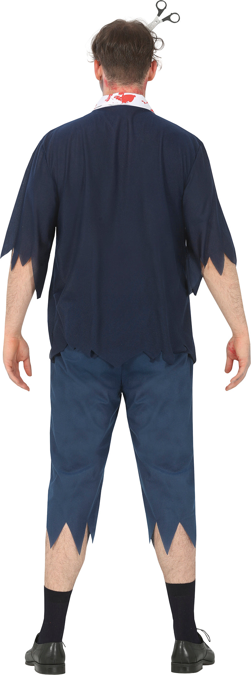 GP79118 – Zombie Untoter Schuler Halloween – Größe: 52 - 54 (L) – Farbe: Blau