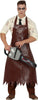 GP79120 – Halloween Horror Kettensäge Killer Kostüm – Größe: 52 - 54 (L) – Farbe: Braun