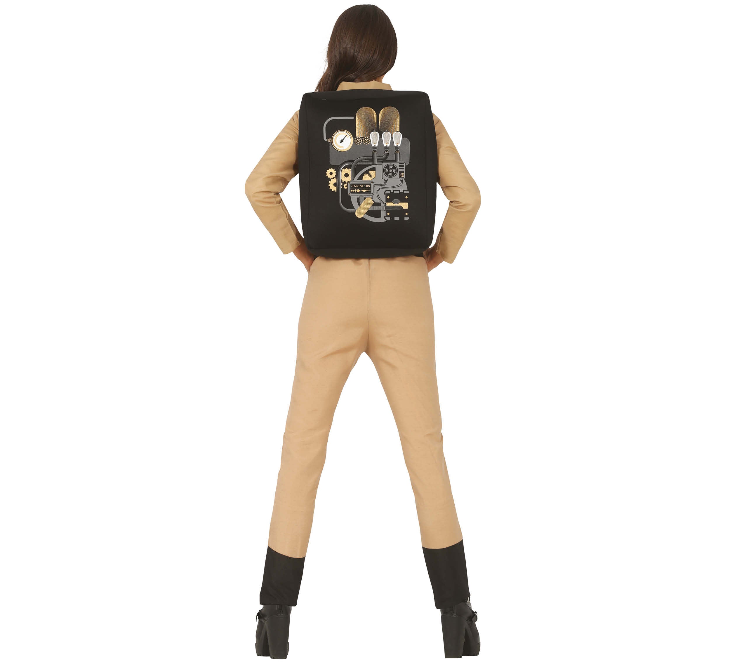 GP79135 – Gespensterjäger Jumpsuit Rucksack – Größe: 42 - 44 (L) – Farbe: Beige