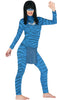 GP79141 – Tierischer Karnevalsanzug Katze Fantasiekostüm – Größe: 36 - 38 (S) – Farbe: Blau