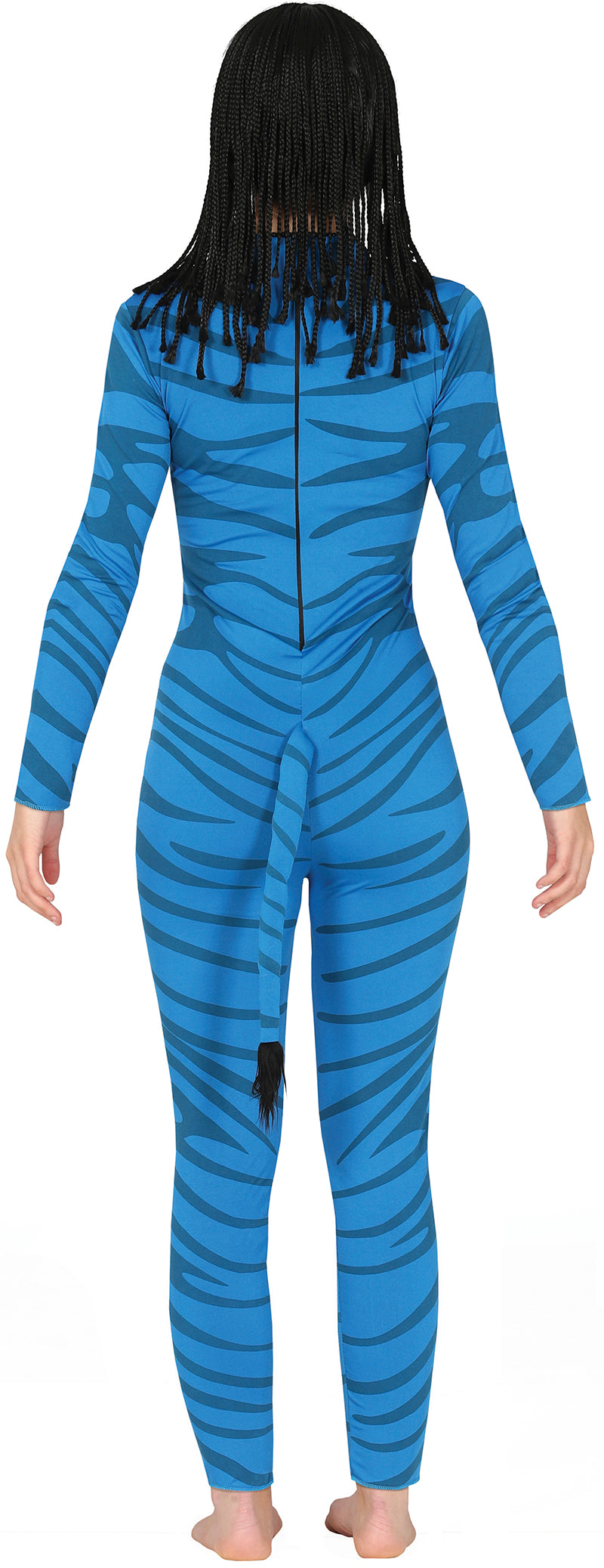 GP79141 – Tierischer Karnevalsanzug Katze Fantasiekostüm – Größe: 36 - 38 (S) – Farbe: Blau
