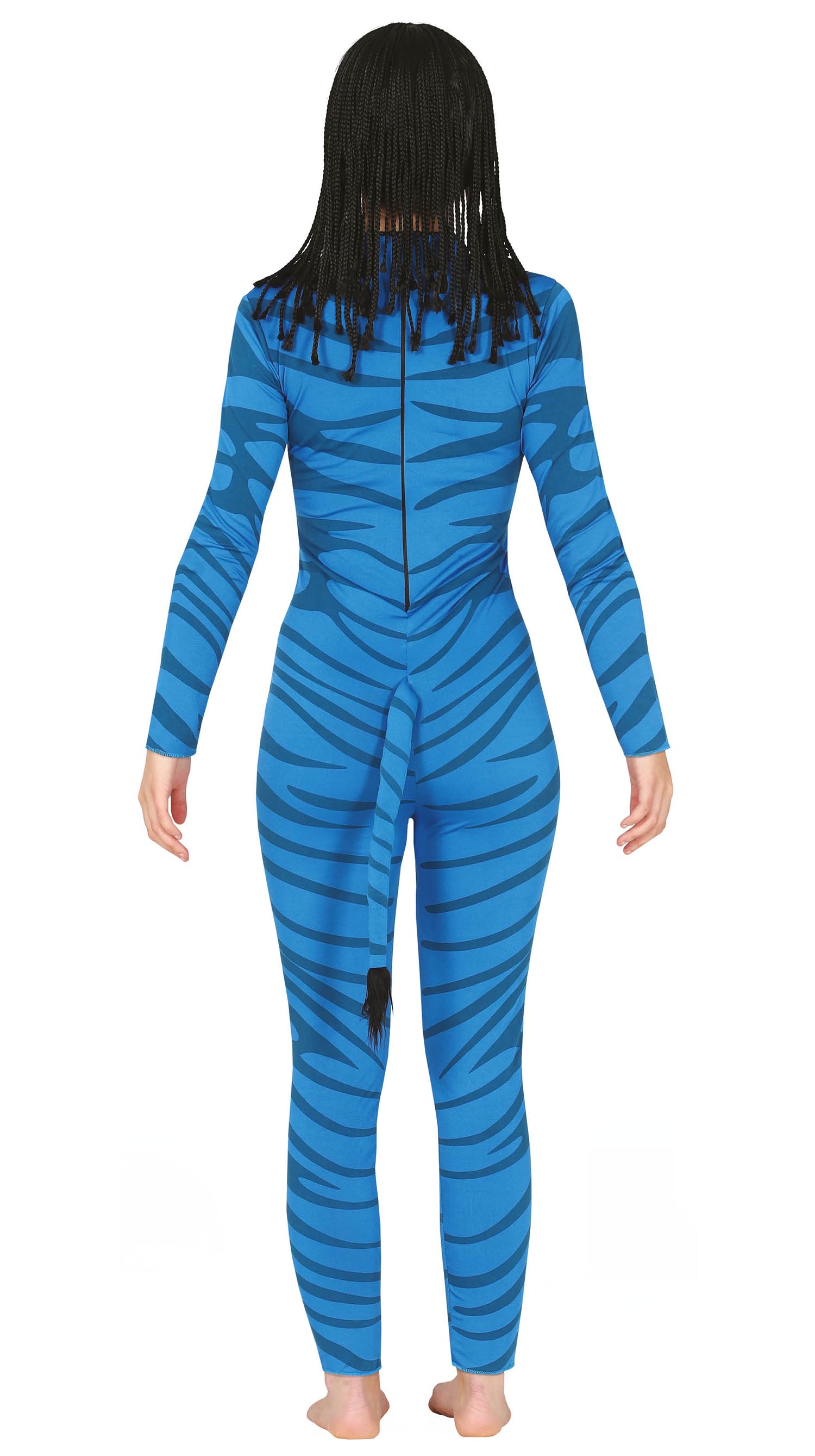 GP79141 – Tierischer Karnevalsanzug Katze Fantasiekostüm – Größe: 38 - 40 (M) – Farbe: Blau