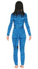 GP79141 – Tierischer Karnevalsanzug Katze Fantasiekostüm – Größe: 38 - 40 (M) – Farbe: Blau
