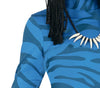 GP79141 – Tierischer Karnevalsanzug Katze Fantasiekostüm – Größe: 38 - 40 (M) – Farbe: Blau