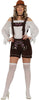 GP79153 – Oktoberfest Trachtenhose Traditionelles Outfit – Größe: 36 - 38 (S) – Farbe: Braun