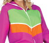 GP79159 – Achtziger Jahre Fitness Outfit Neon – Größe: 36 - 38 (S) – Farbe: Pink