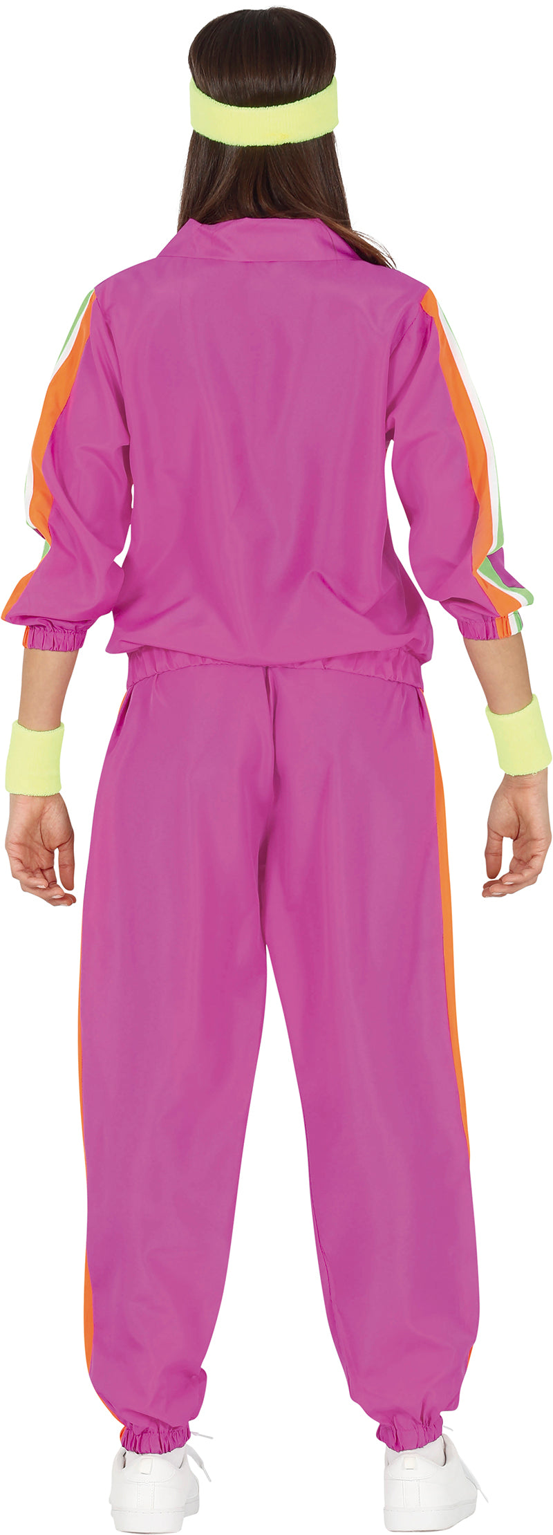 GP79159 – Achtziger Jahre Fitness Outfit Neon – Größe: 42 - 44 (L) – Farbe: Pink