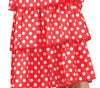 GP79183 – Weltkulturen Flamenco Karneval Kostüm – Größe: 42 - 44 (L) – Farbe: Rot