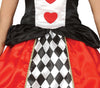 GP79189 – Karneval Königin Herz World Book Day Kostüm – Größe: 42 - 44 (L) – Farbe: Rot