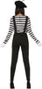 GP79200 – Clown Pantomime Kostüm Schwarz Weiß – Größe: 38 - 40 (M) – Farbe: Schwarz