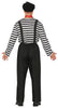 GP79248 – Clown Französischer Künstler Karneval – Größe: 48 - 50 (M), 46 - 48 (S), 54 - 56 (XL) – Farbe: Weiß