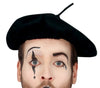 GP79248 – Clown Französischer Künstler Karneval – Größe: 52 - 54 (L), 46 - 48 (S), 54 - 56 (XL) – Farbe: Weiß