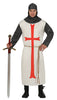 GP79250 – Ritter Kostüm Tempelorden Kreuz – Größe: 52 - 54 (L) – Farbe: Grau