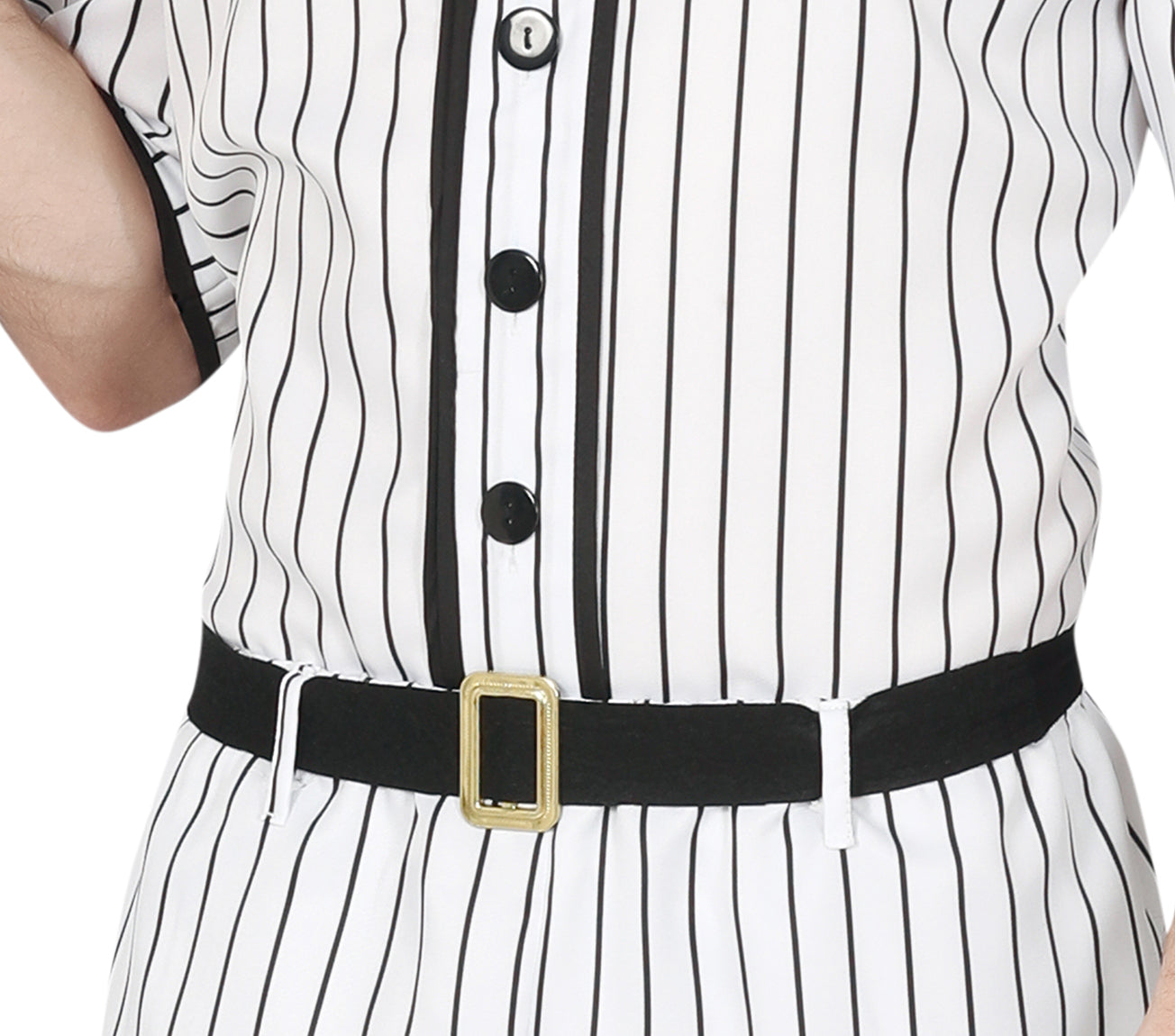 GP79252 – Sportlicher Baseballspieler Look Fuer – Größe: 48 - 50 (M) – Farbe: Weiß