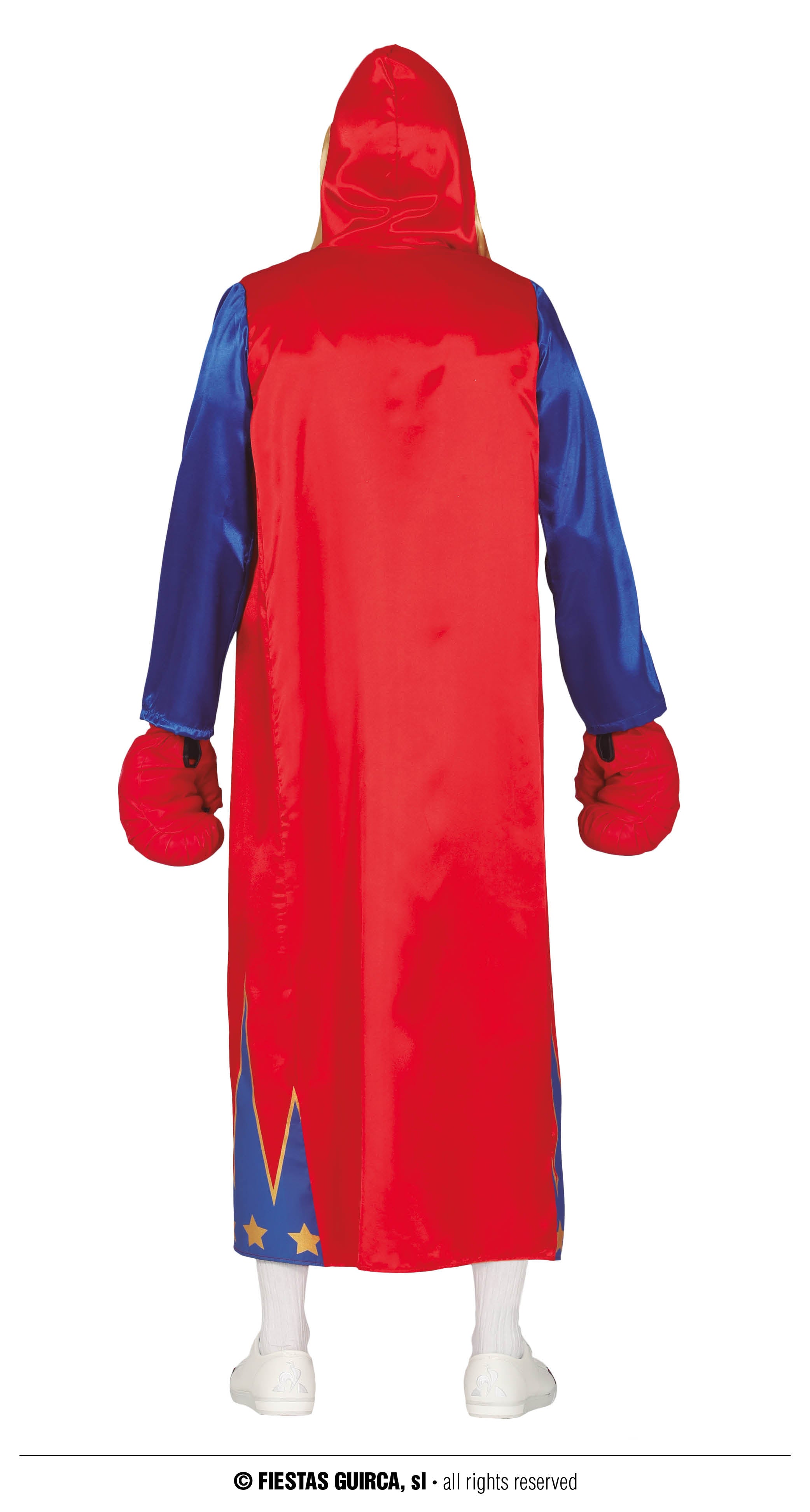 GP79263 – Boxer Outfit Champion Stil Rot Blau – Größe: 52 - 54 (L) – Farbe: Blau