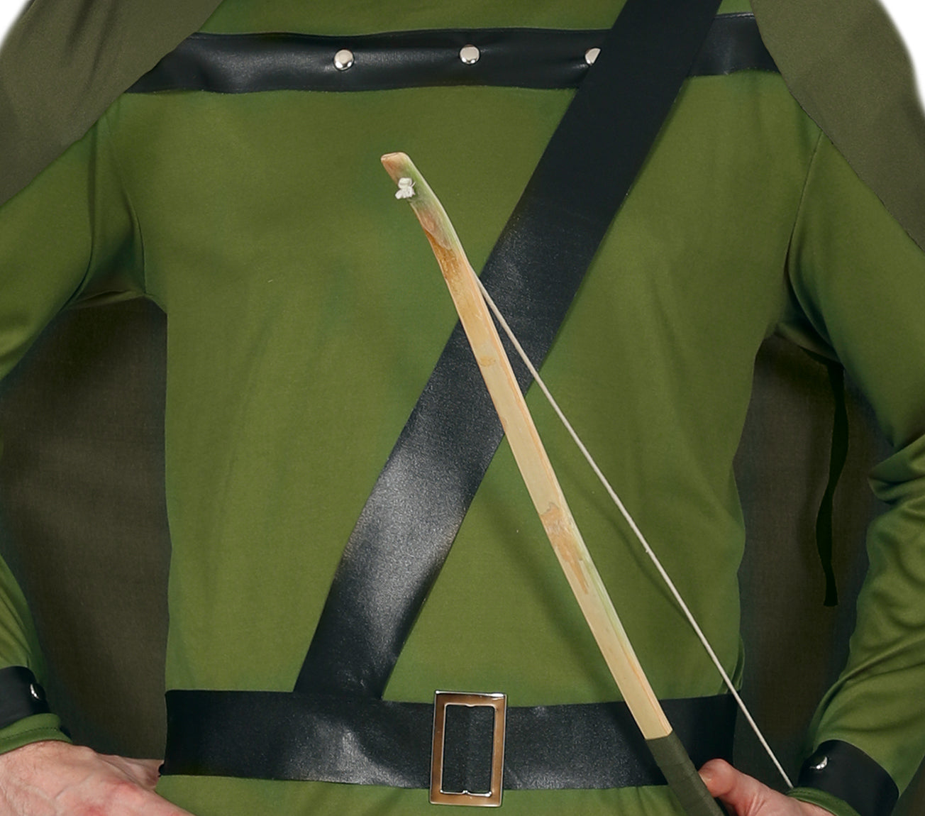 GP79267 – Mittelalter Bogenschütze Kostüm Set – Größe: 52 - 54 (L) – Farbe: Grün