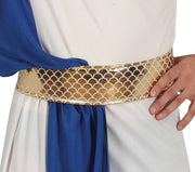 Poseidon Kostüm für Herren mit Krone weiß, Bild 10