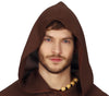 GP79290 – Mönch Robe Priester Kutte Kostüm – Größe: 48 - 50 (M) – Farbe: Braun