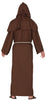 GP79290 – Mönch Robe Priester Kutte Kostüm – Größe: 52 - 54 (L) – Farbe: Braun
