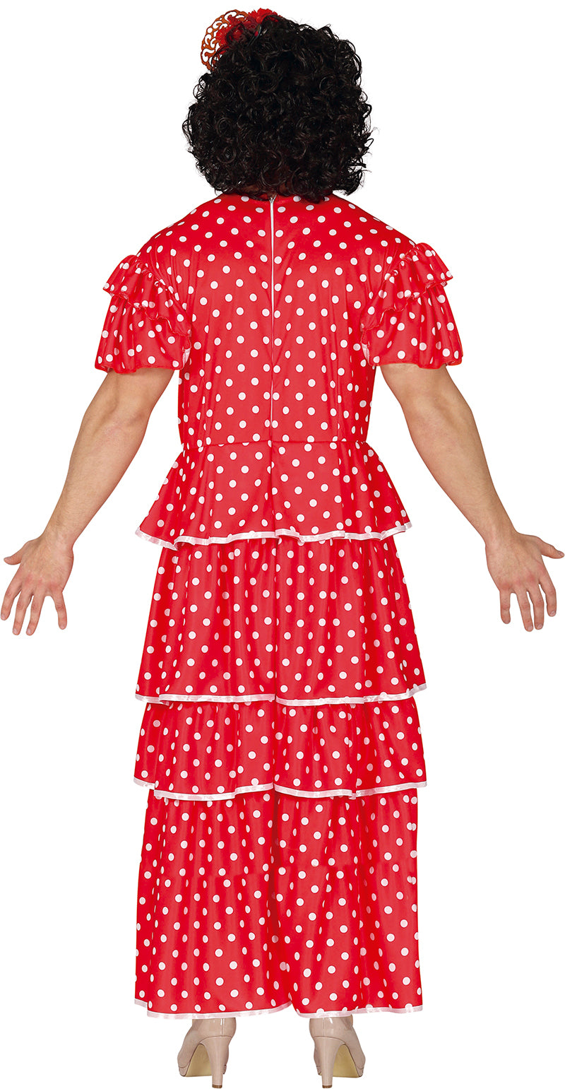 GP79300 – Junggesellenabschied Flamenco Tänzer Weltkulturen – Größe: 52 - 54 (L) – Farbe: Rot