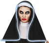 GP79325 – Halloween Nonne Kostüm Spuk Kloster Geist Grusel – Größe: 42 - 44 (L) – Farbe: Schwarz