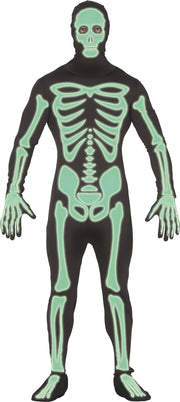 Halloween Skelett Einteiler Overall Grusel, Bild 1